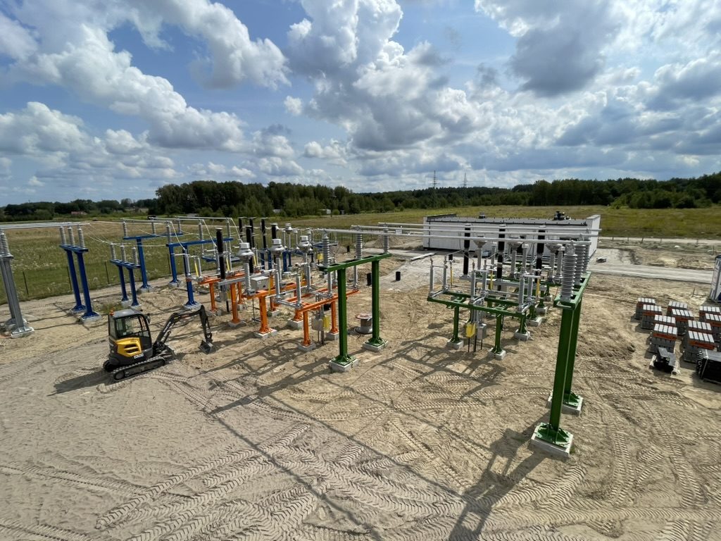 GPZ i GPO Mszczonów w trakcie prac budowlanych